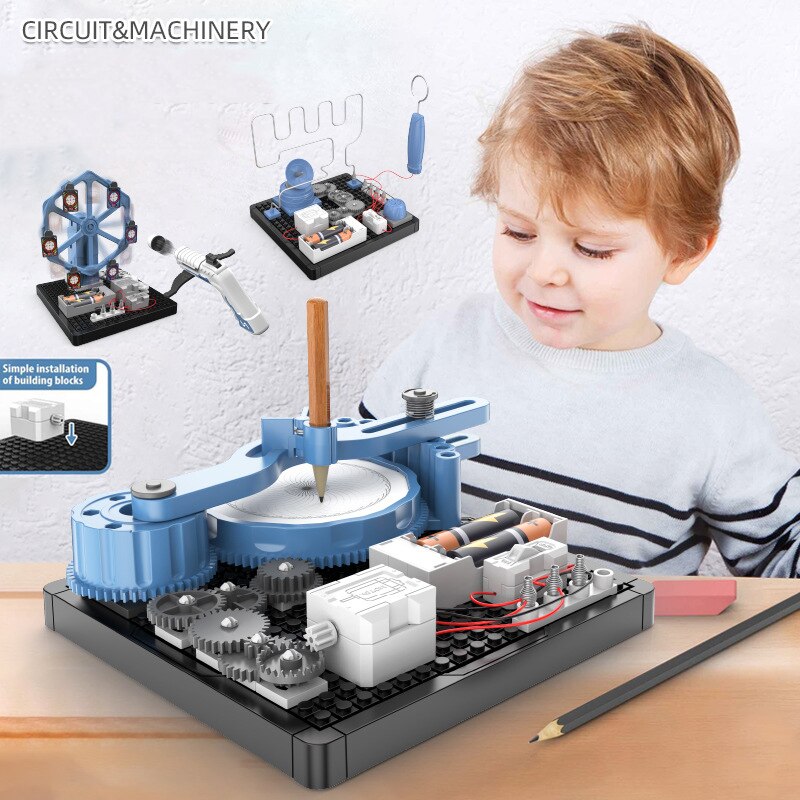 Steam-Scientific-accessoires-d-enseignement-exp-rimental-de-la-physique-pour-enfants-Circuit-de-cible-rotatif