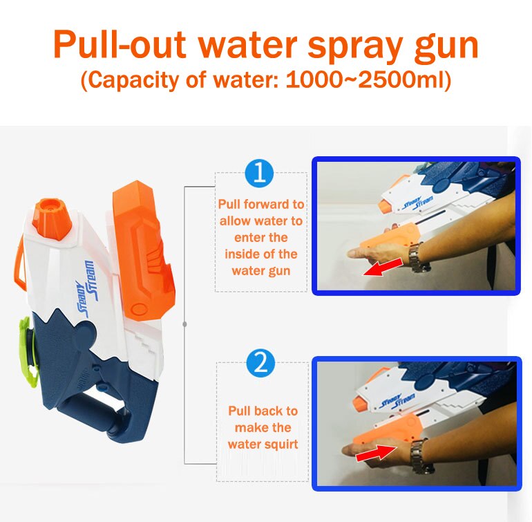 Grand-pistolet-eau-extractible-pour-enfants-jouet-de-plein-air-multi-joueurs-jeu-de-chasse-interactif