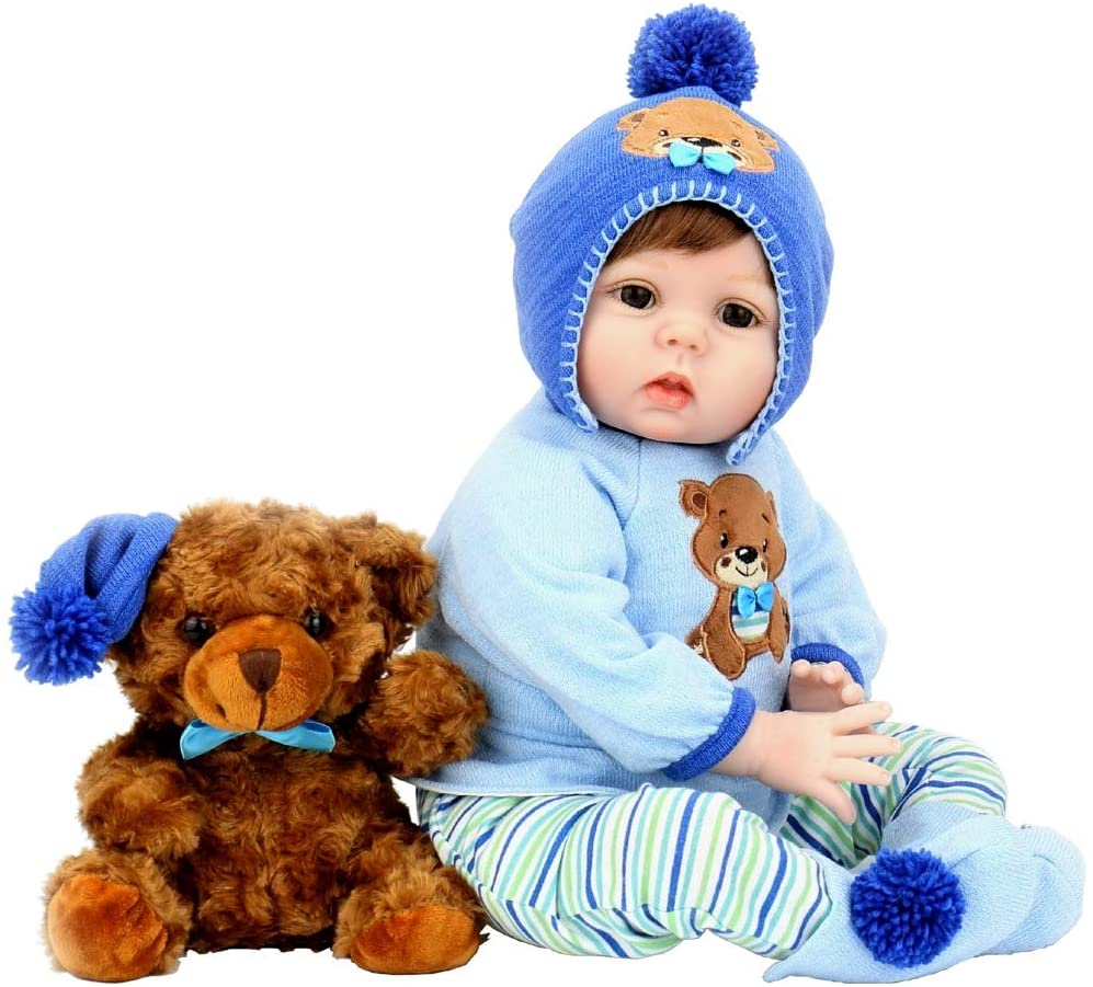 NPK-poup-e-b-b-reborn-55cm-avec-v-tements-ours-mignon-compagnon-de-jeu-la