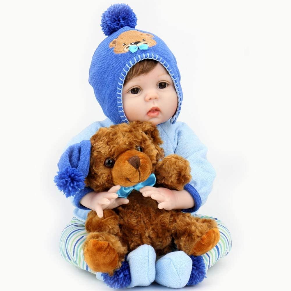 NPK-poup-e-b-b-reborn-55cm-avec-v-tements-ours-mignon-compagnon-de-jeu-la