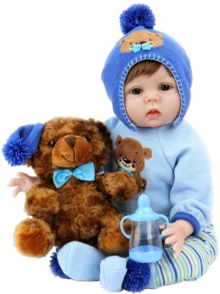 NPK-poup-e-b-b-reborn-55cm-avec-v-tements-ours-mignon-compagnon-de-jeu-la