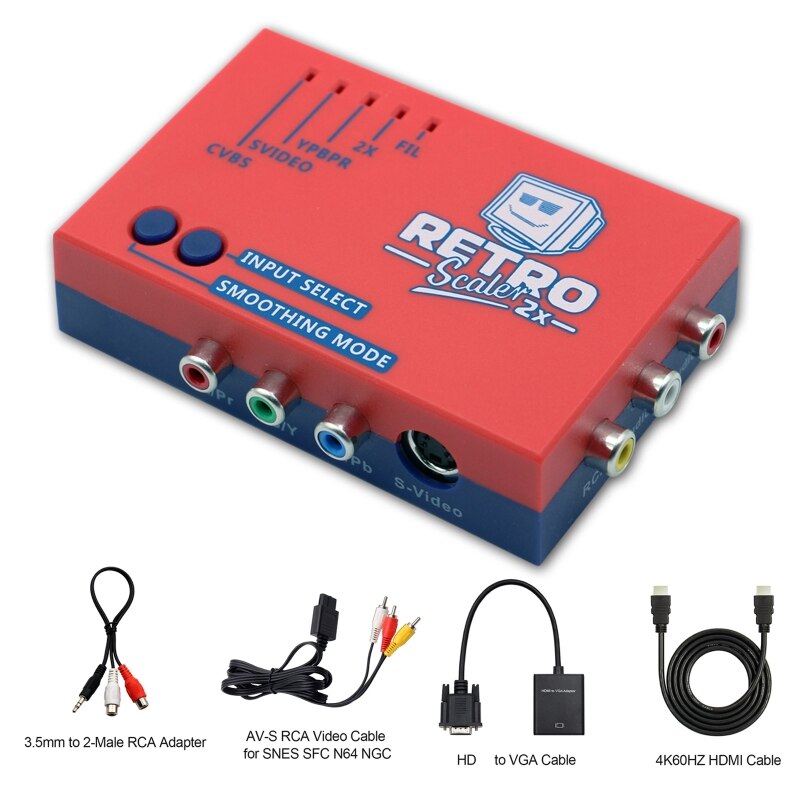 Convertisseur-A-V-vers-HDMI-et-doubleur-de-ligne-pour-Console-de-jeu-ps2-rouge-bleu