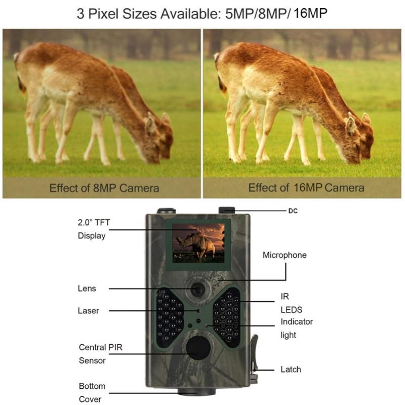 Cam-ra-de-chasse-cellulaire-sans-fil-16mp-SMTP-MMS-Vision-nocturne-HC330M-1080P-pour-observer