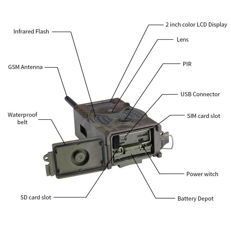 Cam-ra-de-chasse-cellulaire-sans-fil-16mp-SMTP-MMS-Vision-nocturne-HC330M-1080P-pour-observer