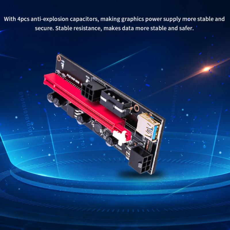 1PC-VER009S-Carte-de-Montage-PCI-e-009S-PCI-Express-PCIe-1X-16X-Extenseur-Riser-60CM