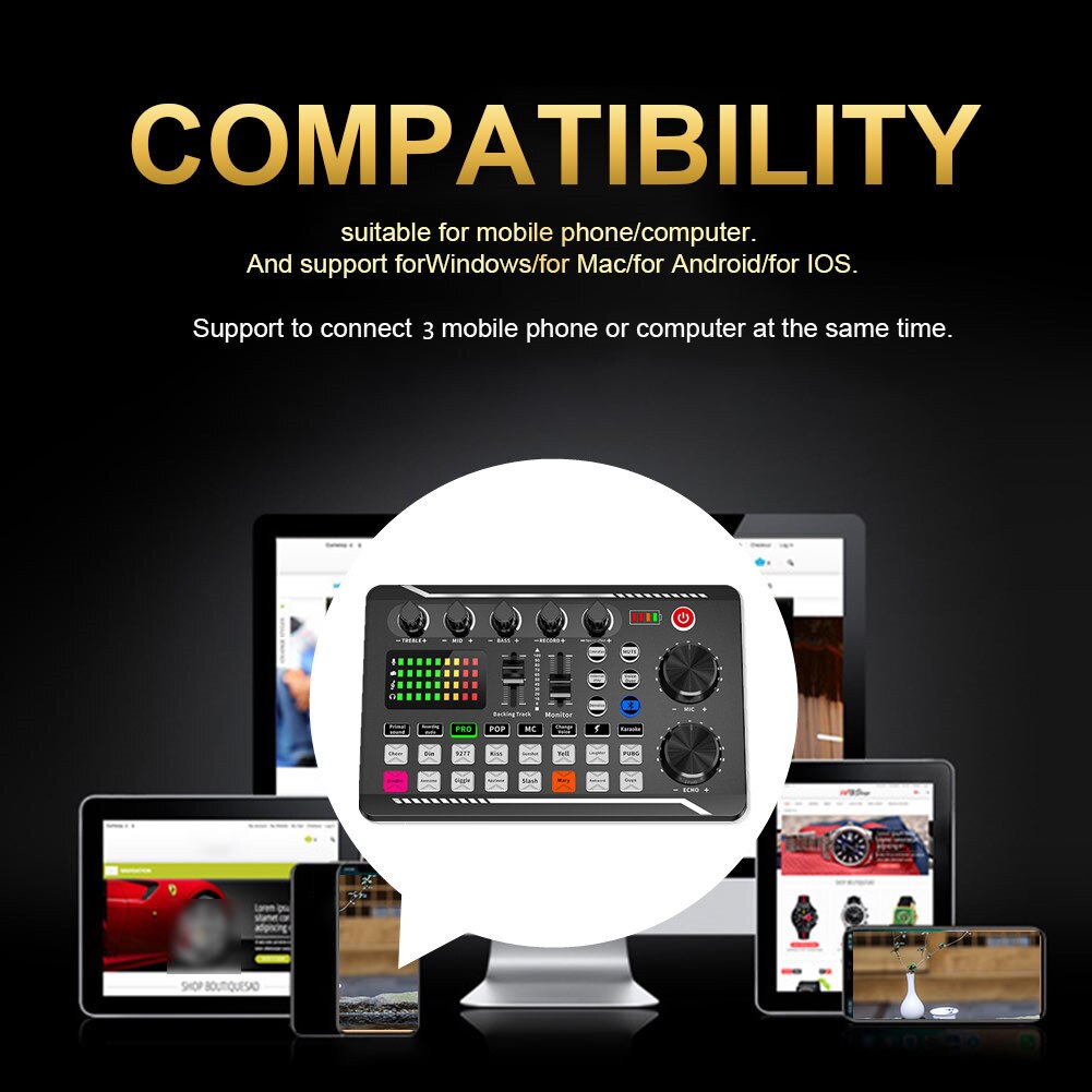 F998-Carte-Son-Contr-le-Du-Volume-compatible-Bluetooth-M-langeur-Audio-Sono-Carte-Antibruit-Pour