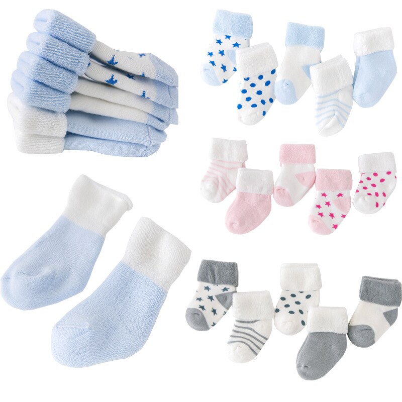 Chaussettes-de-pied-pour-b-b-s-de-6-12-mois-5-paires-automne-et-hiver