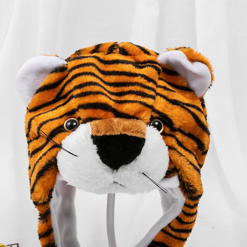 Casquette-de-dessin-anim-pour-adultes-accessoires-Parent-enfant-de-maternelle-couvre-t-te-de-tigre