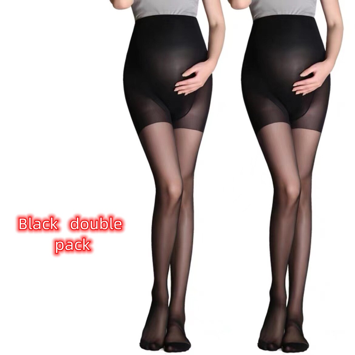 Bas-fins-en-soie-pour-femmes-enceintes-collants-d-t-Ultra-fins-Anti-crochet-larges-en