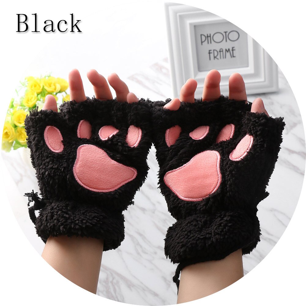 Gants-d-hiver-pour-les-pattes-de-chat-et-de-fille-pais-et-mignons-doigts-ouverts