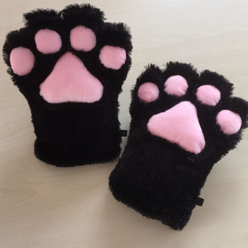 Gants-d-hiver-pour-les-pattes-de-chat-et-de-fille-pais-et-mignons-doigts-ouverts