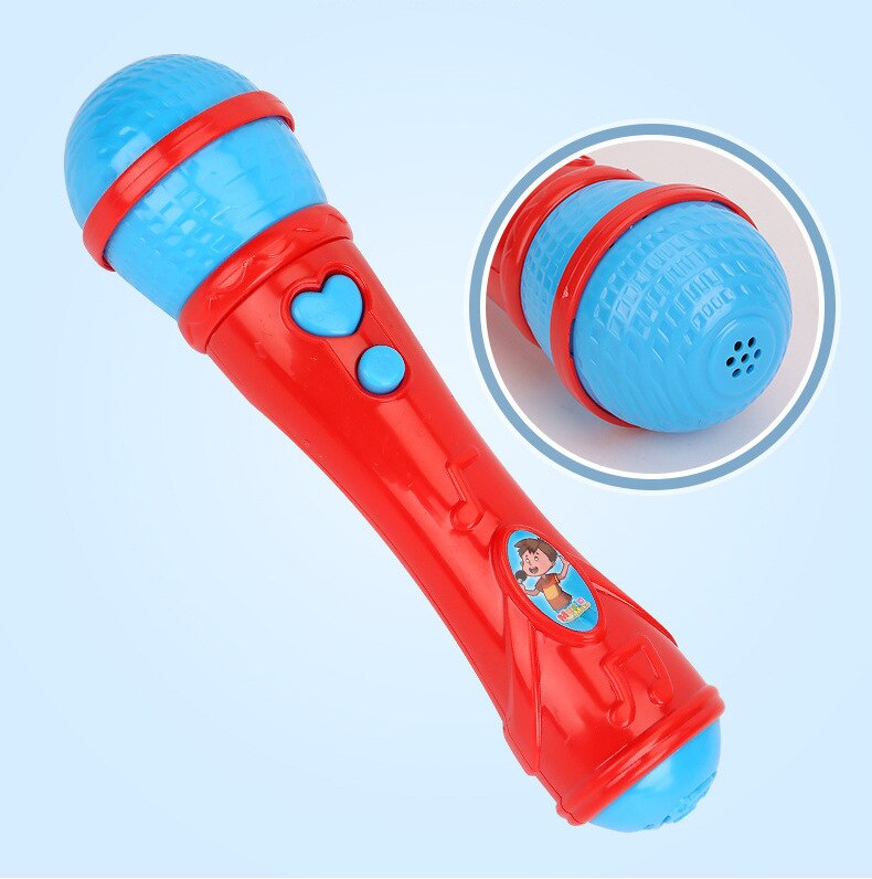 Microphone-de-Simulation-en-plastique-amplificateur-de-son-jouet-d-veil-pr-coce-karaok-chant-musique