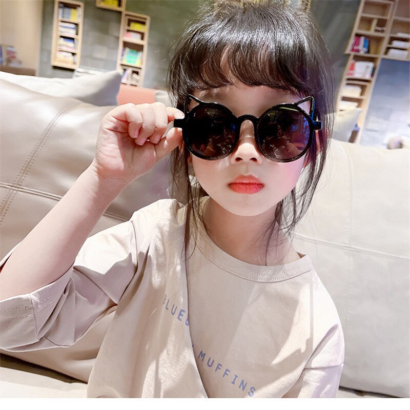 Lunettes-de-soleil-tendance-pour-enfants-oreilles-de-chat-nouvelle-collection