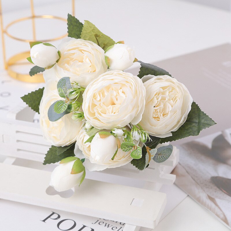 Bouquet-de-fleurs-artificielles-roses-et-pivoines-blanches-30cm-5-grandes-t-tes-et-4-bourgeons