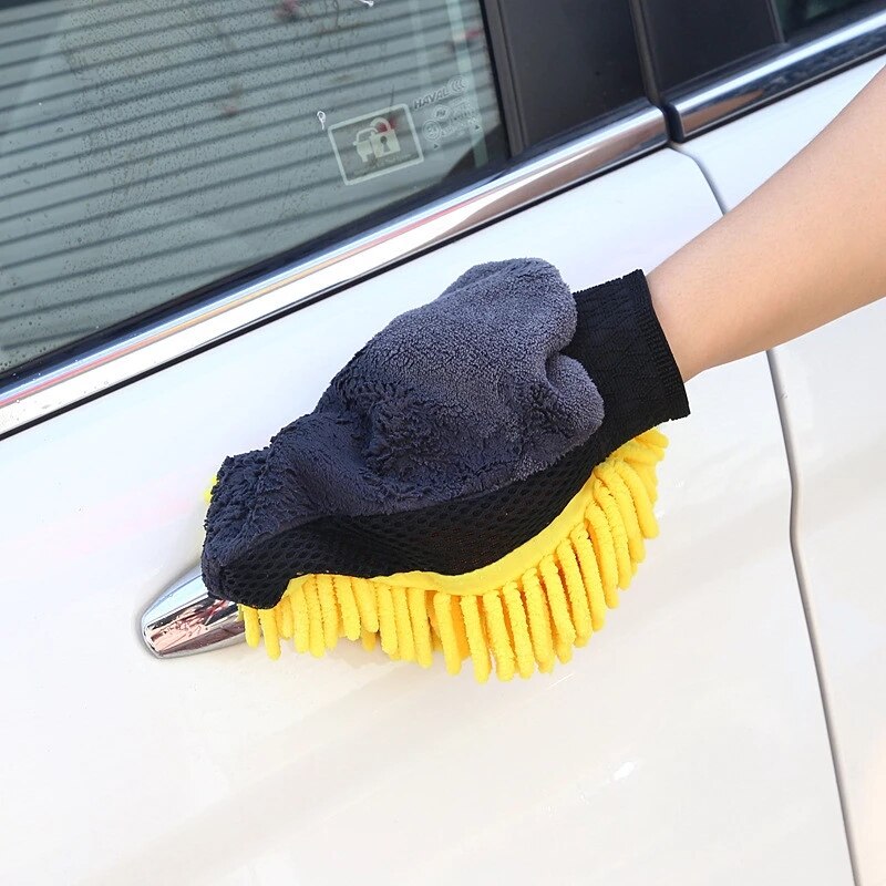 Gant-de-Lavage-en-Micro-Fibre-avec-Chenilles-pour-l-Entretien-de-la-Voiture-Accessoire-de