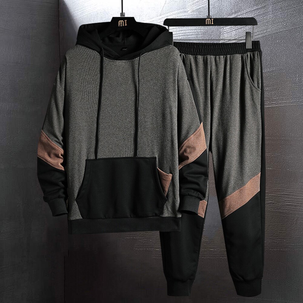 Sweat-capuche-et-pantalon-pour-homme-ensemble-de-2-pi-ces-mode-Hip-Hop-d-contract