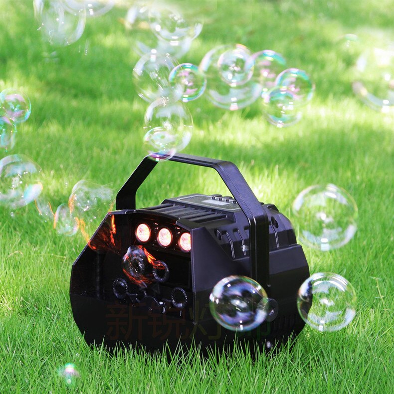 Mini-Machine-bulles-LED-effet-de-sc-ne-Machine-bulles-d-coration-bulles-romantique-pour-sc