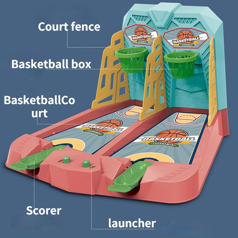 Balles-de-basket-ball-en-plastique-jeu-de-Table-de-famille-de-Sport-de-maison-de