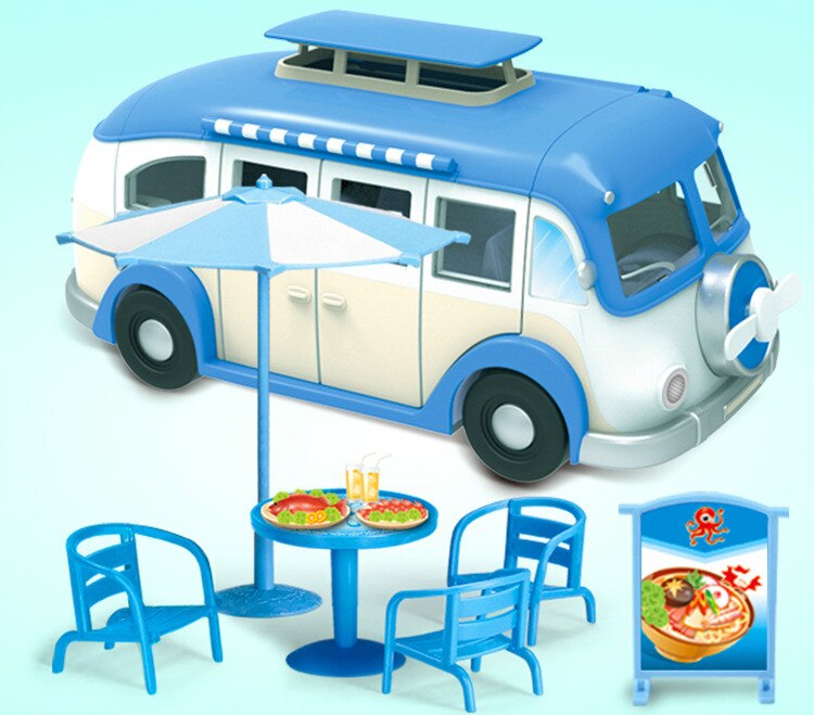 Jouet-maison-de-jeu-pour-enfants-voiture-manger-petite-glace-Dessert-Puzzle-assembl-voiture-de-Simulation