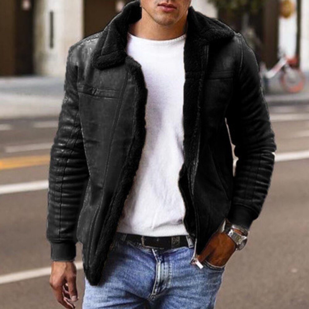 Veste-col-en-fourrure-pour-homme-manteau-chaud-et-pais-polaire-d-contract-r-sistant-la