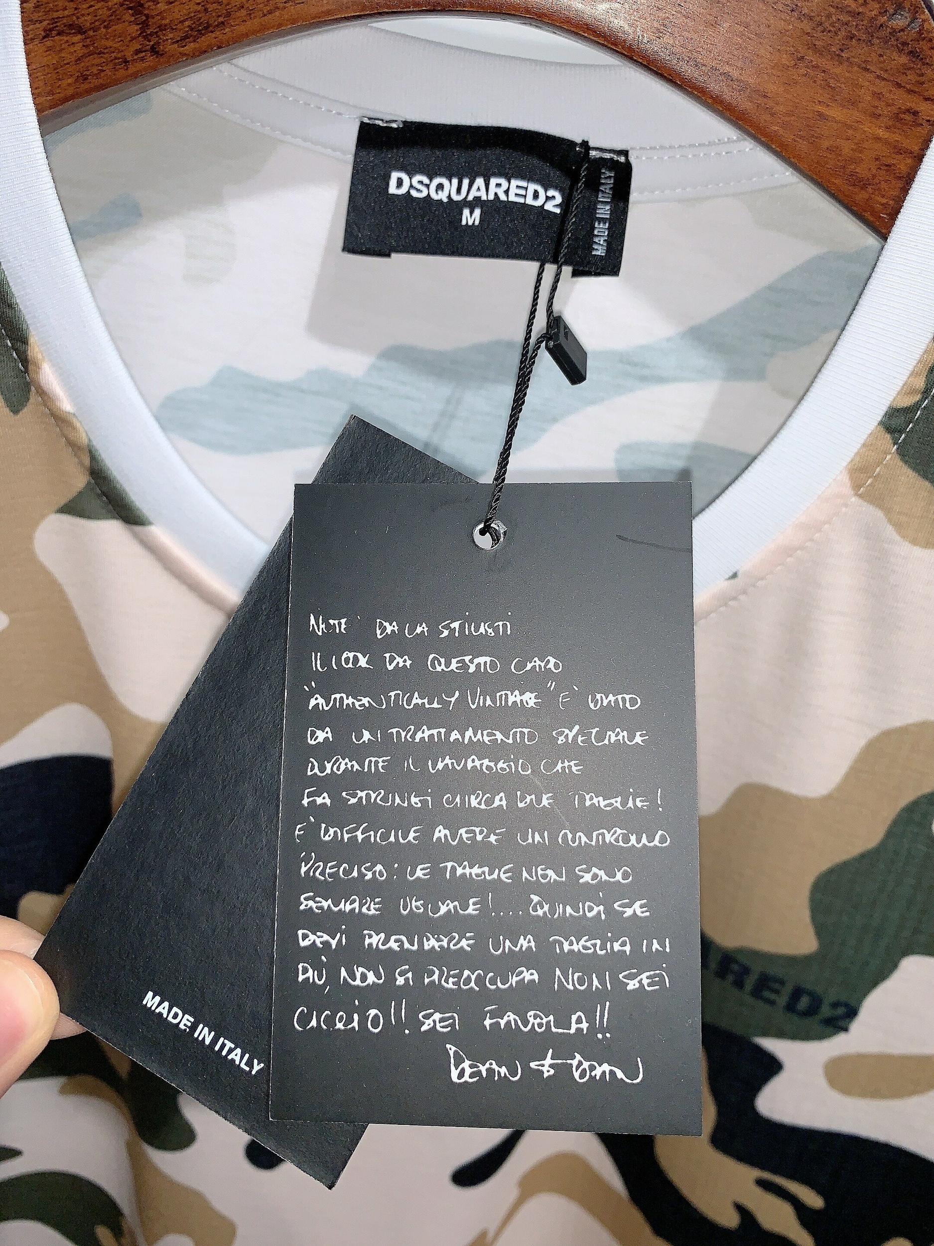 Dsquared2-t-shirt-col-ras-du-cou-pour-homme-ample-et-d-contract-imprim-camouflage-tendance