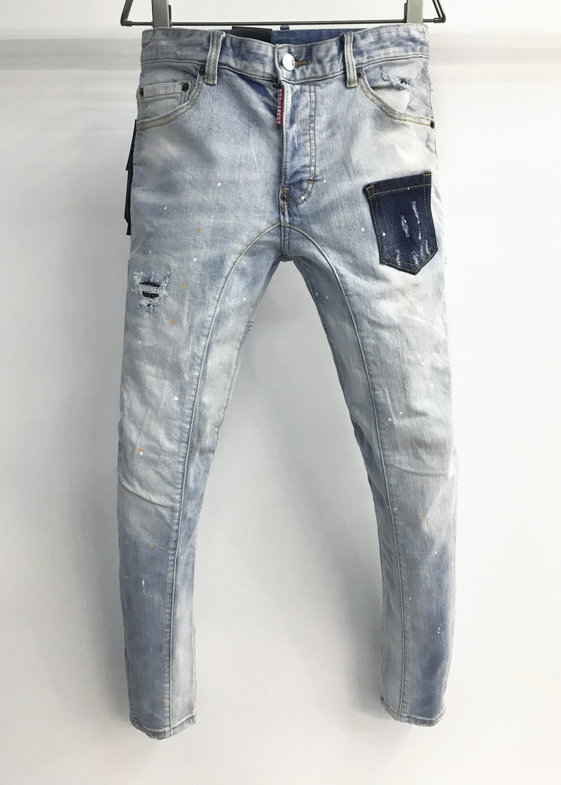 DSQUARED2-jean-de-l-alphabet-pour-hommes-et-femmes-tenue-tendance-d-contract-e-coupe-ajust