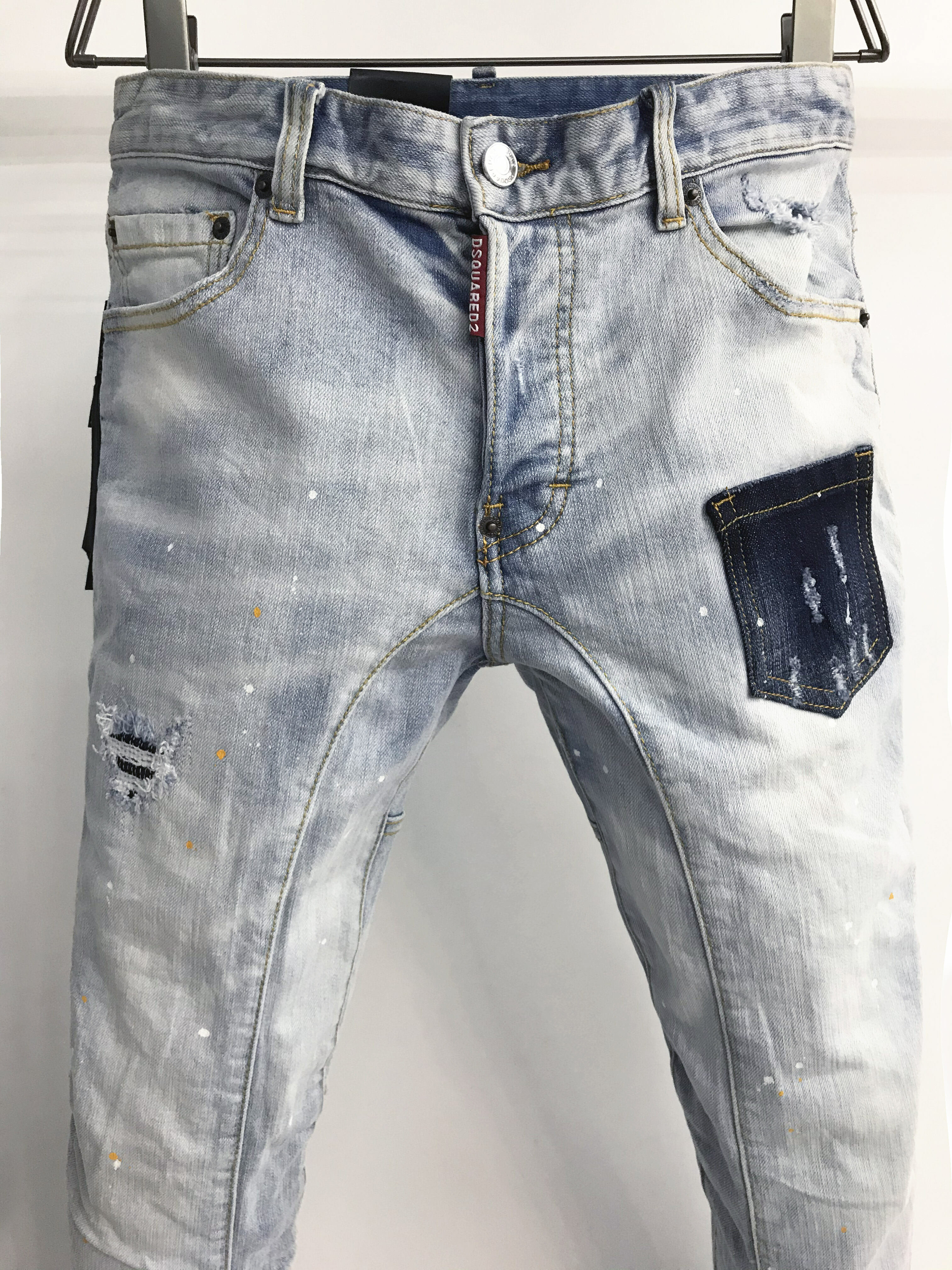 DSQUARED2-jean-de-l-alphabet-pour-hommes-et-femmes-tenue-tendance-d-contract-e-coupe-ajust