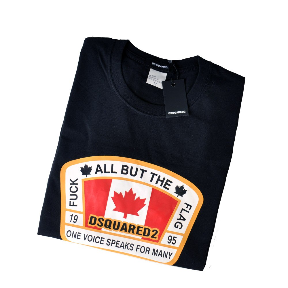 Dsquared2-cadeau-pour-hommes-et-femmes-d-contract-tendance-mode-impression-DSQ2-manches-courtes-petit-ami