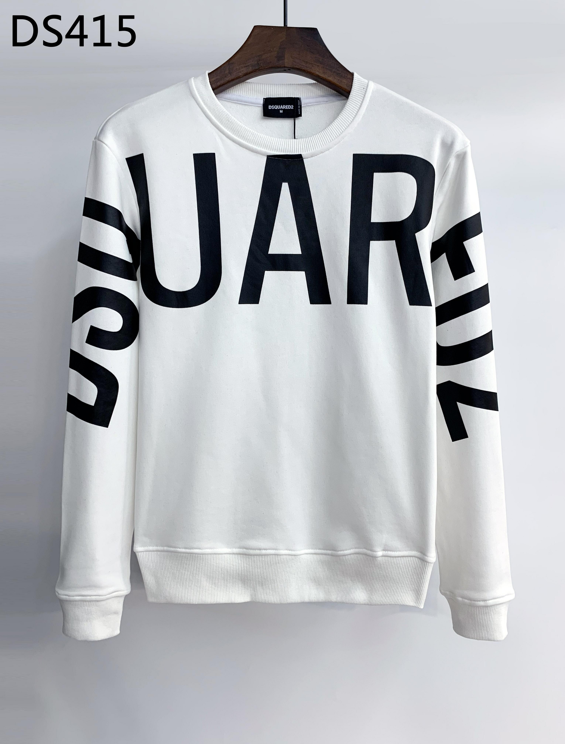 Dsquared2-homme-femme-Couple-Style-D2-lettre-classique-imprim-d-contract-tendance-mode-pull-hommes-petite