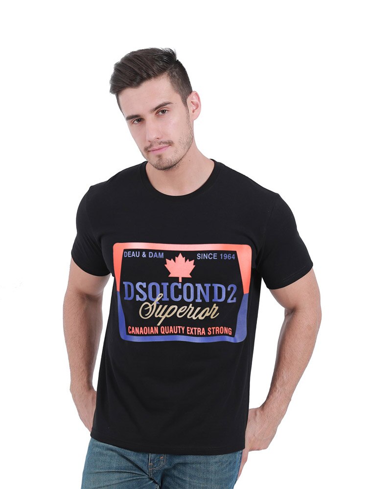 Dsquared2-cadeau-pour-hommes-et-femmes-unisexe-d-contract-tendance-mode-impression-DSQ2-manches-courtes-petit