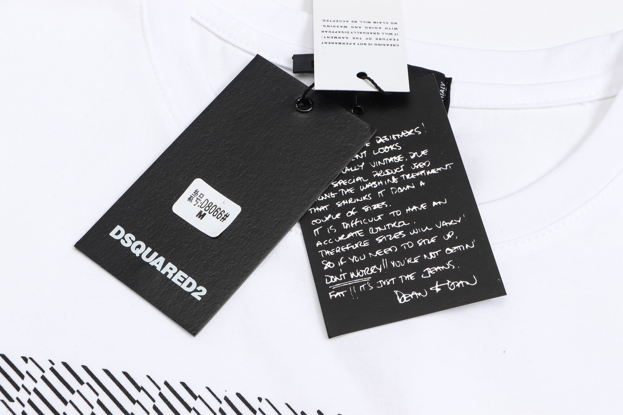 Dsquared2-t-shirt-col-rond-pour-hommes-et-femmes-100-coton-d-contract-tendance-Dsq2-imprim