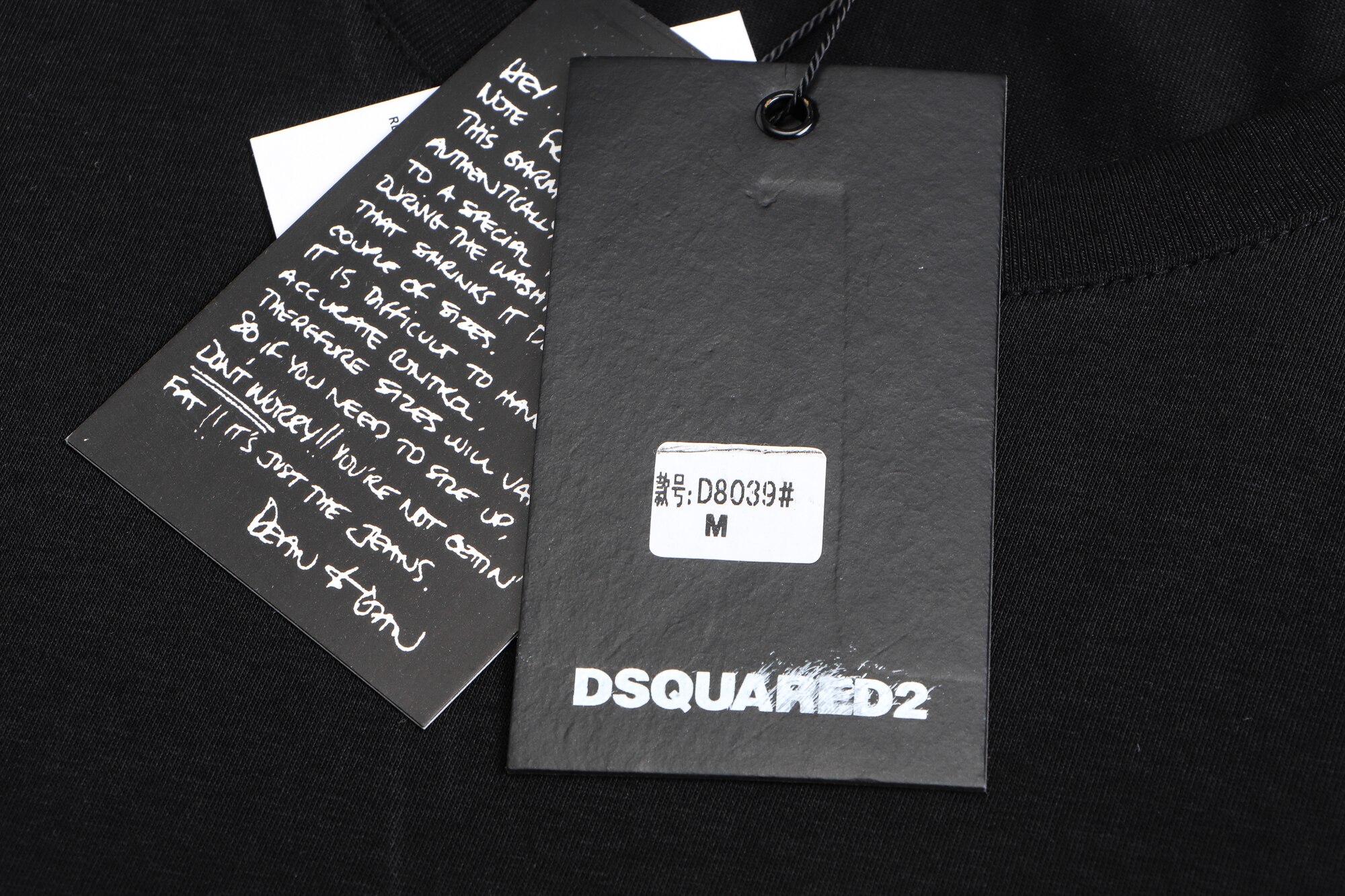 Dsquared2-T-Shirt-manches-courtes-pour-hommes-et-femmes-100-coton-d-contract-la-mode