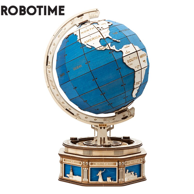 Robotime-Globe-3D-en-bois-Puzzle-surdimensionn-jeu-d-assemblage-rotatif-jouet-pour-adolescent-et-adulte