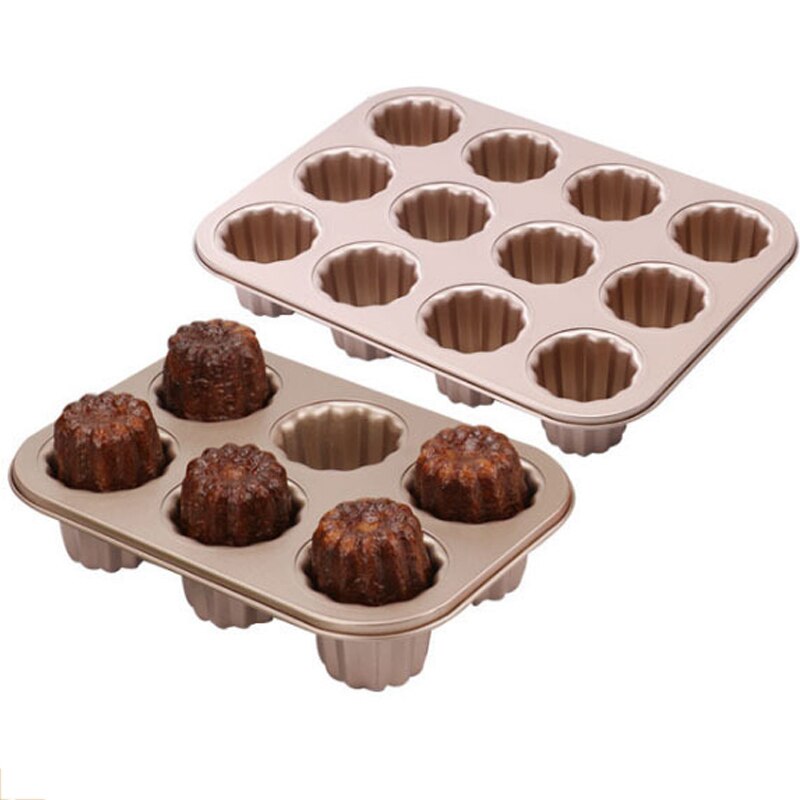 Moule-cannelures-6-12-tasses-antiadh-sif-Cannele-Bordelais-casseroles-g-teaux-moule-muffins-de-Cupcake