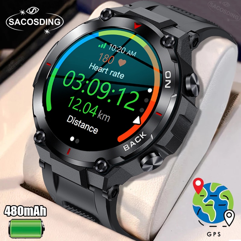 Montre-connect-e-pour-xiaomi-realme-huawei-bracelet-d-activit-s-sportives-tanche-avec-GPS-pour