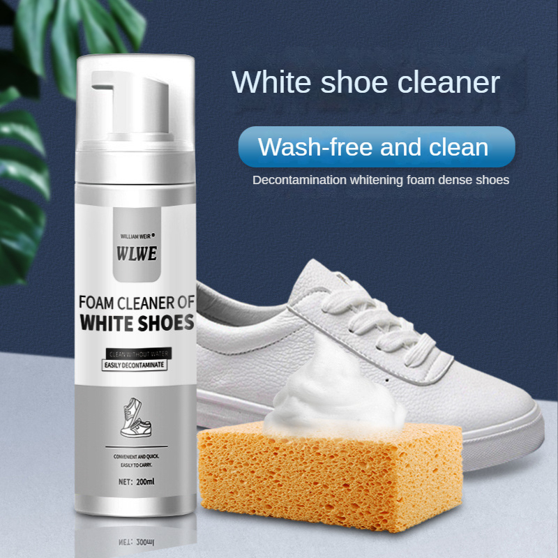 Petit-nettoyeur-de-chaussures-blanc-Portable-200ml-sans-rin-age-pour-baskets-mousse-de-grande-capacit