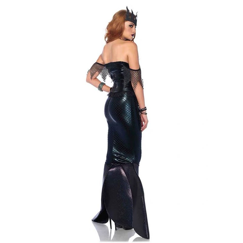 Robe-de-sir-ne-Sexy-pour-femmes-Costume-d-halloween-Cosplay-sc-ne-carnaval-f-te