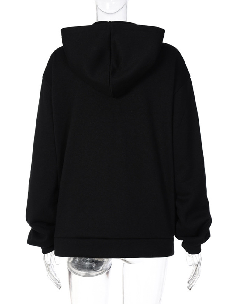 Sweat-shirt-capuche-surdimensionn-pour-femmes-Streetwear-noir-Y2k-mode-v-tements-d-hiver-esth-tique