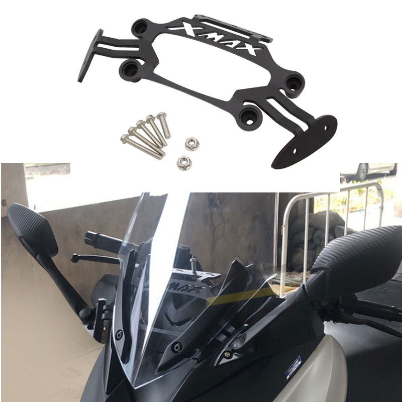 R-troviseurs-moto-pare-brise-support-fixer-support-avant-vue-arri-re-miroir-pour-Yamaha-XMAX