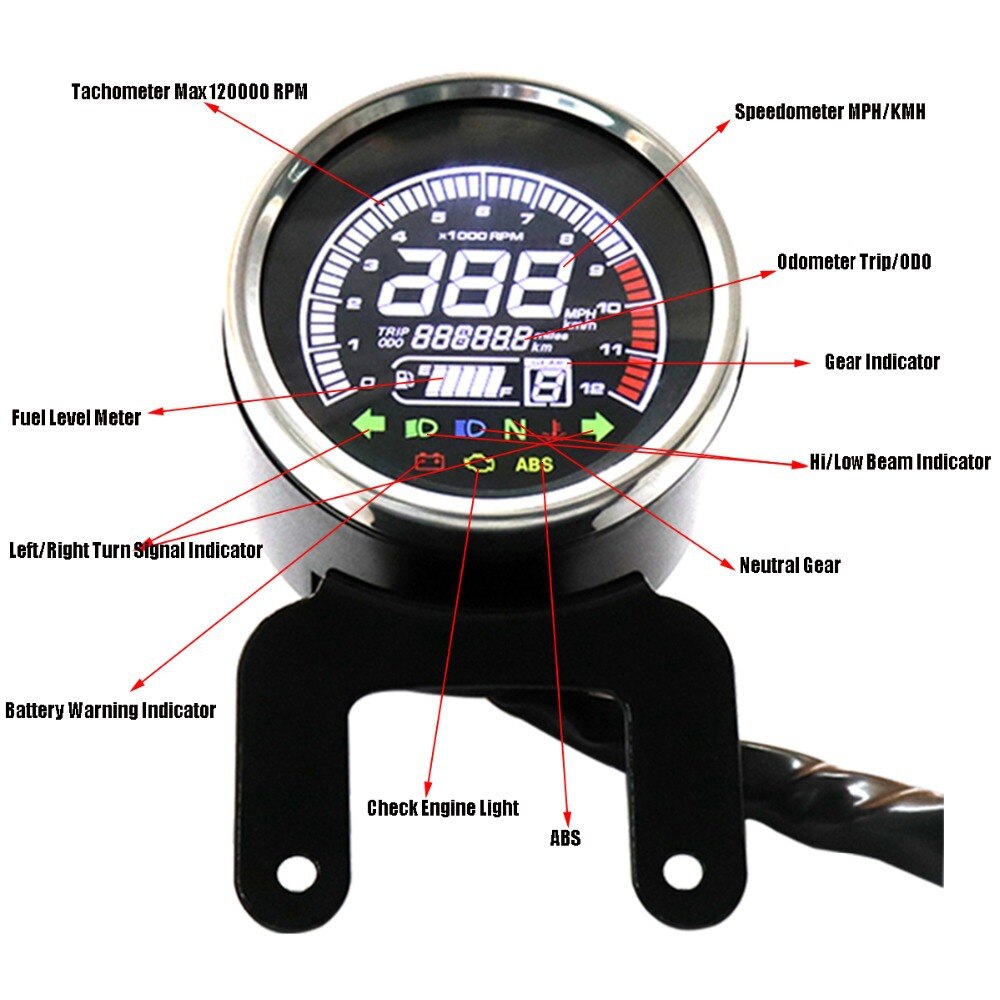 Jauges-multifonctionnelles-universelles-pour-moto-vtt-tra-neau-Instruments-odom-tre-num-rique-tachym-tre-niveau