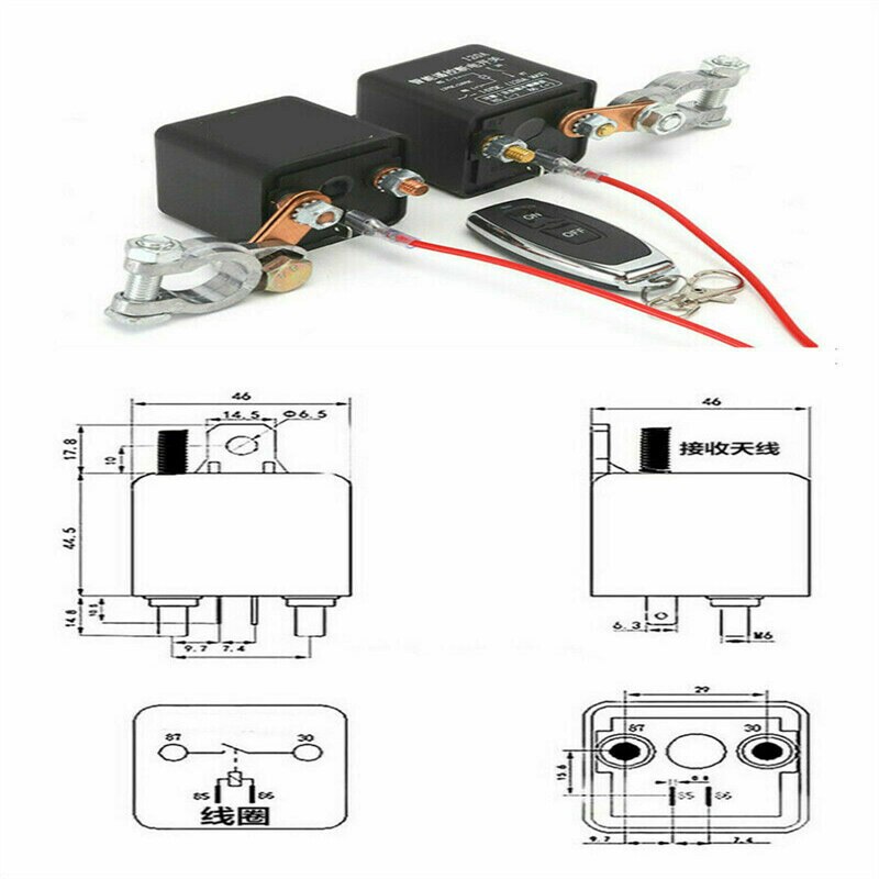 Interrupteur-de-batterie-universel-12V-200a-relais-int-gr-t-l-commande-sans-fil-d-connexion