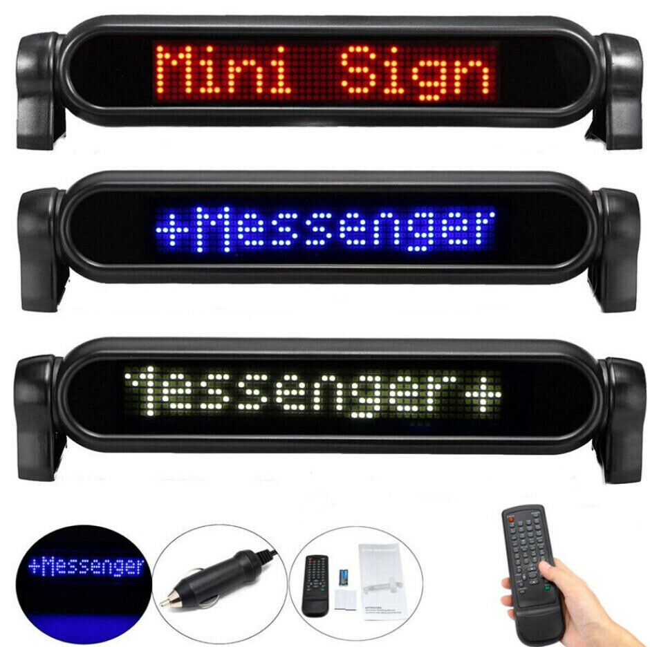 T-l-commande-pour-voiture-de-moto-12v-LED-panneau-d-affichage-anglais-d-filement-Message