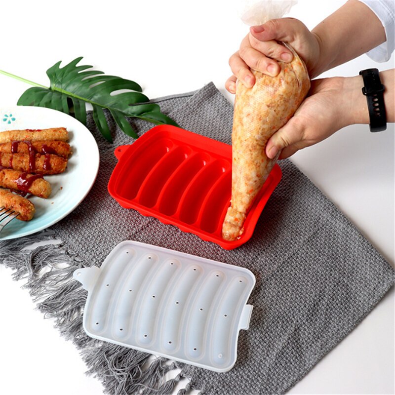 Moule-saucisses-en-Silicone-DIY-Hamburger-fait-la-main-Hot-Dog-accessoires-de-cuisine-r-utilisables