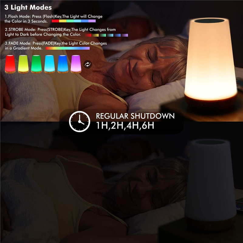 Lampe-de-nuit-RGB-changement-de-couleur-t-l-commande-tactile-variateur-lampes-de-chevet-de