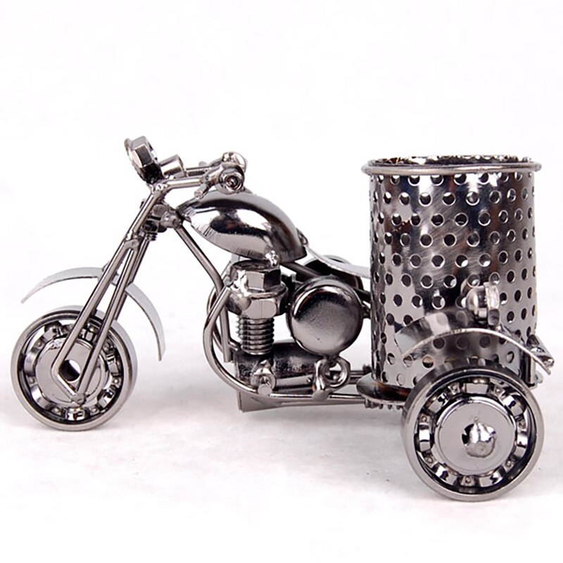 Porte-stylo-en-m-tal-mod-le-de-moto-porte-stylo-tui-crayons-tasse-pour-la