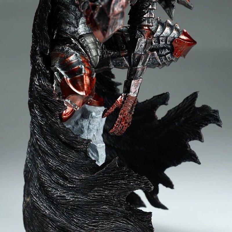 Figurine-de-dessin-anim-Berserk-Guts-L-en-PVC-armure-de-combat-noire-cadeaux-pour-enfants