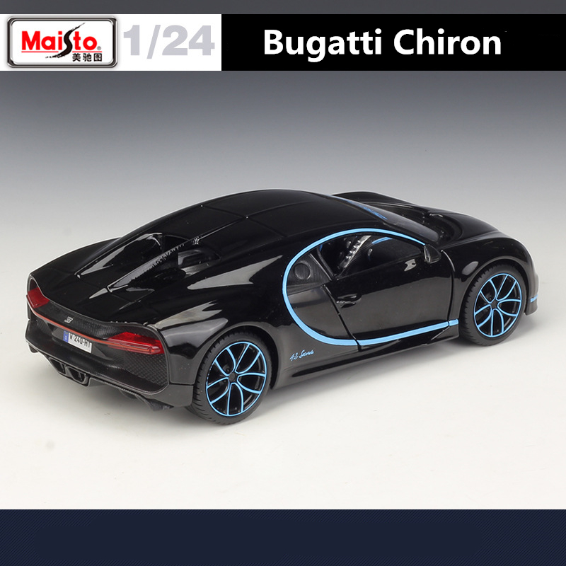 Maisto-mod-le-de-voiture-de-sport-en-alliage-de-Chiron-1-24-jouet-en-m