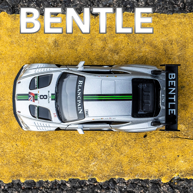 Mod-le-de-voiture-de-course-Continental-GT-Le-Mans-en-alliage-jouet-en-m-tal