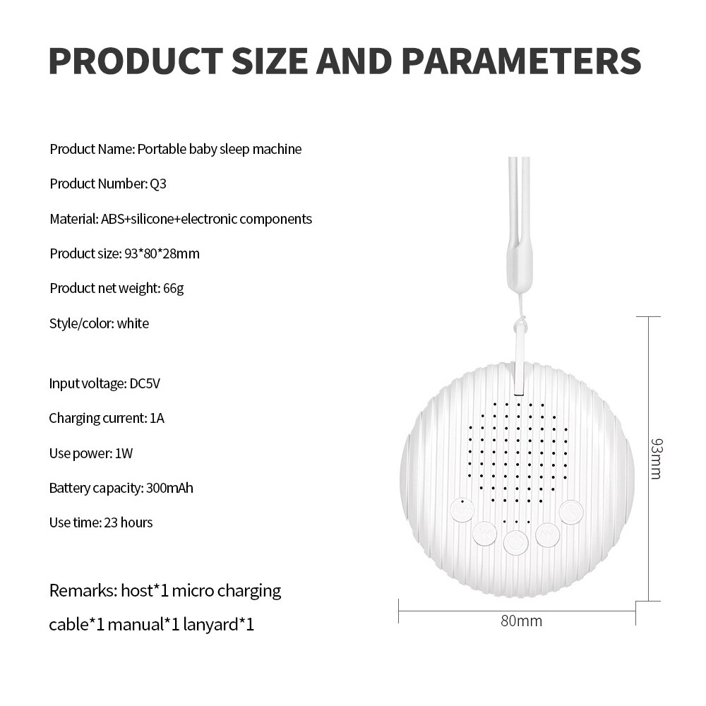 Machine-Portable-bruit-blanc-pour-b-b-appareil-de-sommeil-minuterie-Rechargeable-par-USB-lecteur-sonore