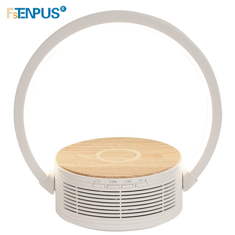 Lampe-de-chevet-LED-10W-avec-haut-parleur-Bluetooth-design-moderne-luminaire-d-coratif-d-int